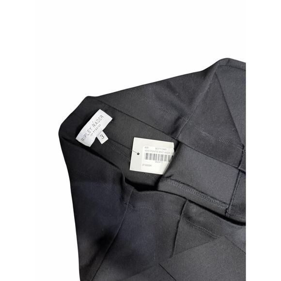 Ripley Rader Black Ponte Knit Wide Leg Pant - Picture 4 of 5